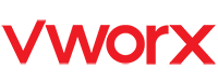 A red and black logo for the word work.